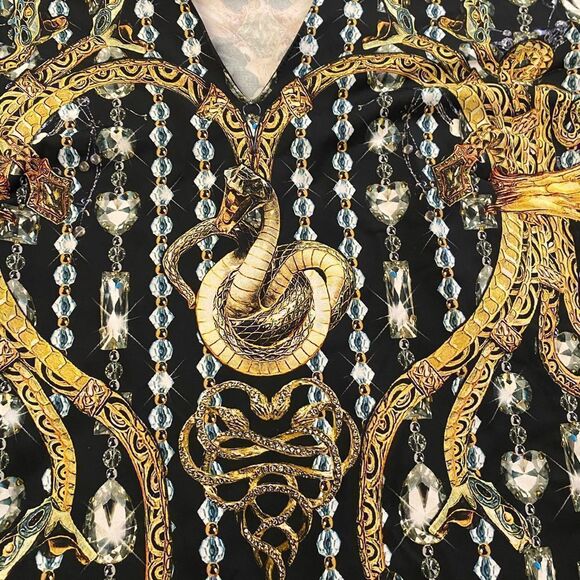 Just Cavalli jewels printed mini dress, size 38(XS) - Picture 13 of 15